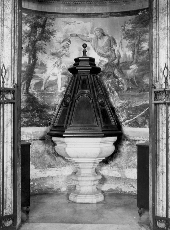 battesimo di Cristo (dipinto) di Giorgini Andrea (sec. XIX)